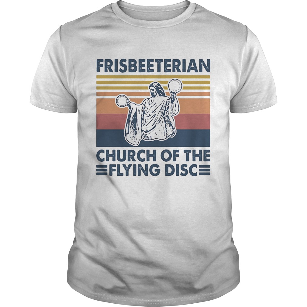 Frisbeeterian church of the flying disc vintage shirt