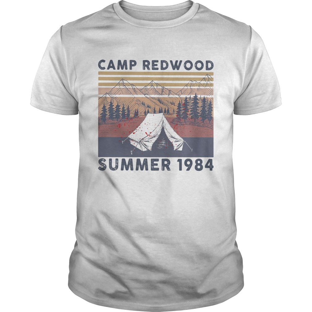 Camp redwood summer 1984 vintage retro shirt