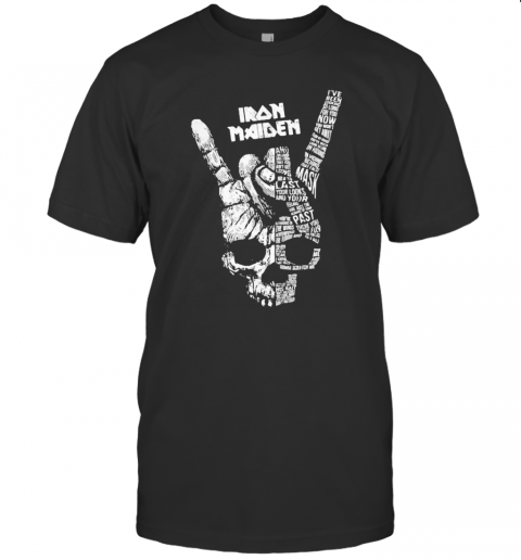 Skull Hand Iron Maiden Vintage T-Shirt